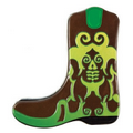 Green Cowboy Boot-Shaped Mint Tin w/ Logo Drop (74 Mints)